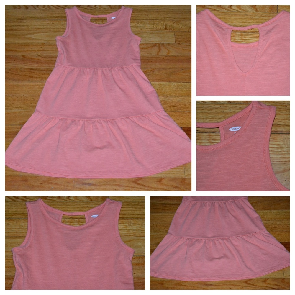 Youth girls Old Navy orange dress, size M 8